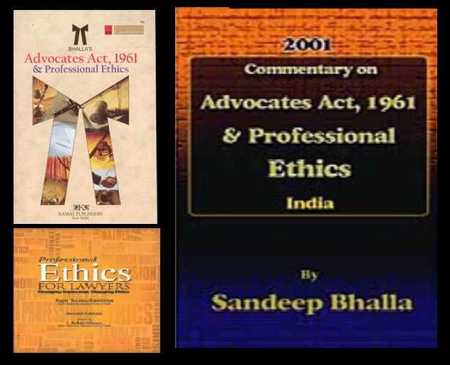 indian advocates Act and professional ethics 1961