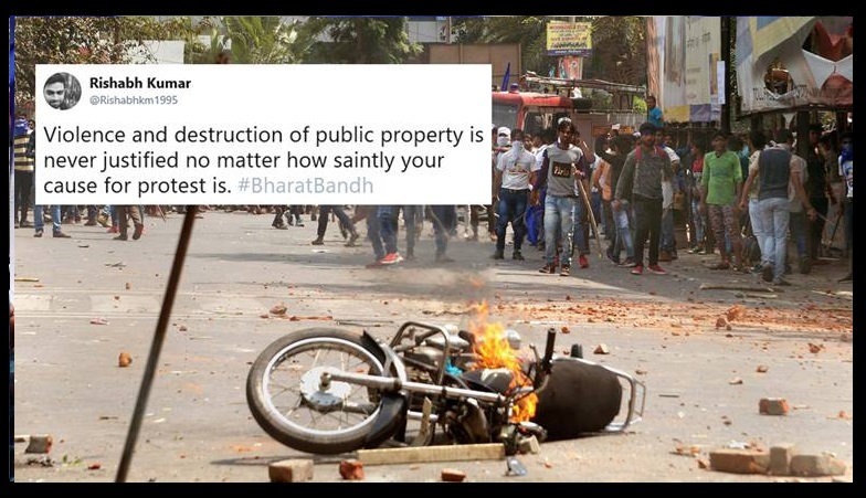 SC-ST Act- Bharat bandh-arson, loot, violence